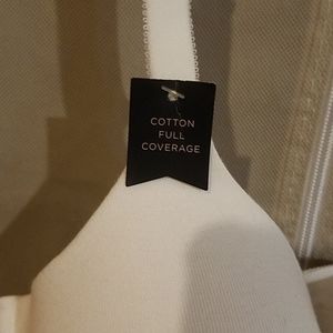 Ambrielle Intimates & Sleepwear - All white cotton full coverage bra Ambrielle Intimates & Sleepwear - All white cotton full coverage bra